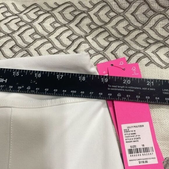 (A4) FRAZER skirt in white by LILLY PULITZER Skirt pants, sizes 14 and‎ 16 - Picture 8 of 15